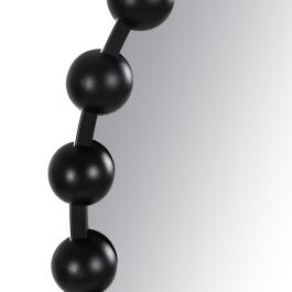 Espejo de pared Negro Hierro 63 x 4,5 x 63 cm Espejo de pared Negro Hierro 63 x 4,5 x 63 cm