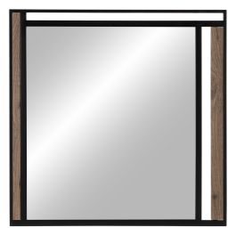 Espejo de pared NUDE Negro Beige 70 x 2 x 70 cm
