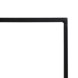 Mesita de Noche Negro Natural Hierro DMF 57 x 34 x 55 cm Mesita de Noche Negro Natural Hierro DMF 57 x 34 x 55 cm