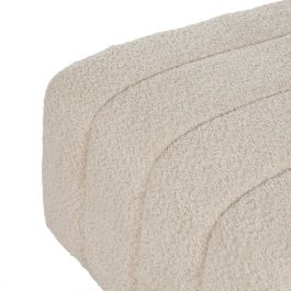 Puff Beige Hierro 60 x 86 x 37 cm