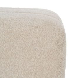 Puff Beige Hierro 60 x 86 x 37 cm