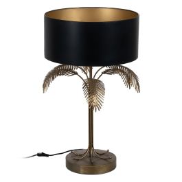 Lámpara de mesa Negro Dorado 220 -240 V 45 x 45 x 76 cm Precio: 100.94999992. SKU: B1CA52JF8N