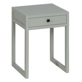 Mesita de Noche Gris Madera de pino Madera MDF 40,5 X 38 X 56 CM Precio: 150.6450000242. SKU: B184Z5YWKD