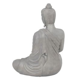 Escultura Gris Resina 46,3 x 34,5 x 61,5 cm Buda