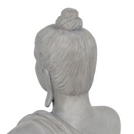 Escultura Gris Resina 46,3 x 34,5 x 61,5 cm Buda