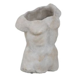 Macetero Gris Cemento Busto 20,5 x 13 x 29 cm