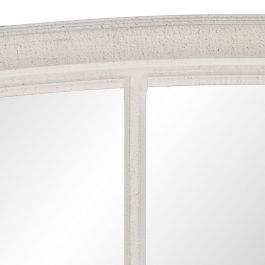 Espejo de pared Blanco Cristal Madera de Paulonia Vertical Ventana 80 x 3,5 x 120 cm