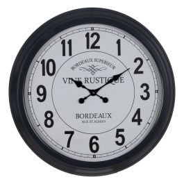 Reloj de Pared Blanco Negro Hierro 70 x 70 x 6,5 cm Precio: 84.95000052. SKU: B1KMFXE5DB