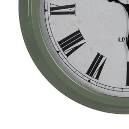 Reloj de Pared Verde Hierro 70 x 70 x 6,5 cm
