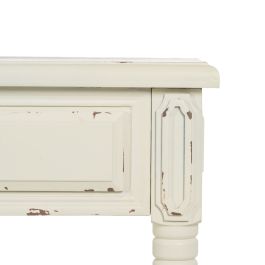 Consola Blanco Madera de abeto Madera MDF 100 x 45 x 76 cm