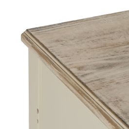 Consola Blanco Natural Madera de abeto Madera MDF 104 x 50 x 78 cm