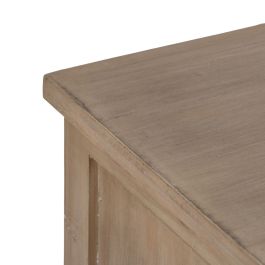 Mesita de Noche Natural Madera de abeto DMF 50 x 38 x 72 cm