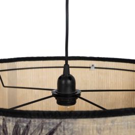 Lámpara de Techo Bambú Hierro Paisaje 220-240 V 55 x 55 x 42 cm
