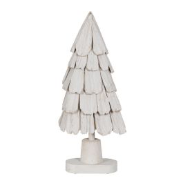 Árbol de Navidad Blanco Madera de Paulonia Árbol 34 x 19 x 80 cm Precio: 35.95000024. SKU: B17FYMZB9H