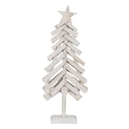 Árbol de Navidad Blanco Madera de Paulonia 34 x 11 x 90 cm Precio: 24.95000035. SKU: B1AXDQNMXS