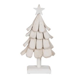 Árbol de Navidad Blanco Madera de Paulonia Árbol 31 x 25 x 60 cm Precio: 64.49999985. SKU: B1GCDKKENN