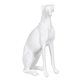 Figura Decorativa Blanco Perro 19 x 12 x 37,5 cm