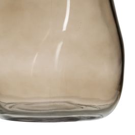 Jarrón Taupé Cristal 18,5 x 19,5 x 19,5 cm