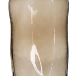 Jarrón Marrón Cristal 8,5 x 8,5 x 23,5 cm