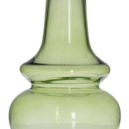 Jarrón Verde Cristal 13 x 13 x 19 cm