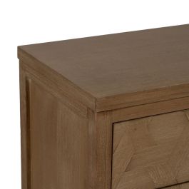 Mesita de Noche BRAYAN Natural Madera de Paulonia 48 x 35 x 66 cm