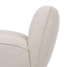 Sillón Blanco Madera MDF Foam 100 % poliéster 71 x 81 x 66 cm