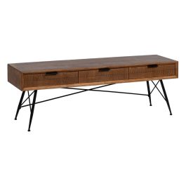 Mesa de Centro LAGOM Negro Natural Hierro Madera de caucho 150 x 40 x 50 cm Precio: 271.79000035. SKU: B1E94LMRJB