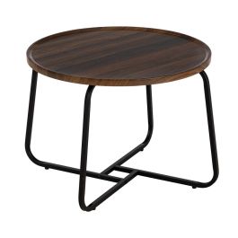 Mesa de Centro Marrón Negro Hierro Madera MDF 60 x 60 x 45 cm Precio: 111.06589980639998. SKU: B1GQEFDBLB