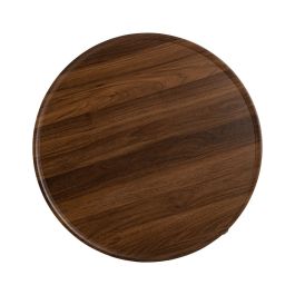 Mesa de Centro Marrón Negro Hierro Madera MDF 60 x 60 x 45 cm