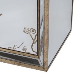 Aparador CHLOE Dorado Espejo Cristal Madera MDF 80 x 40 x 108 cm