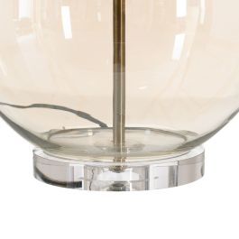 Lámpara de mesa Dorado Poliéster Metal Cristal 60 W 220-240 V 39 x 39 x 89 cm