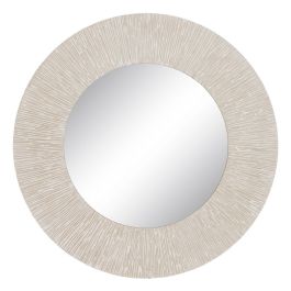 Espejo de pared Blanco Madera 90 x 2 x 90 cm