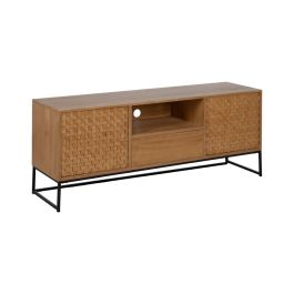 Mueble de TV MARIGNI Negro Natural 148 x 40 x 60,5 cm