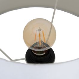 Lámpara de mesa Blanco Negro Dorado Hierro 40 W 33 x 33 x 63,5 cm