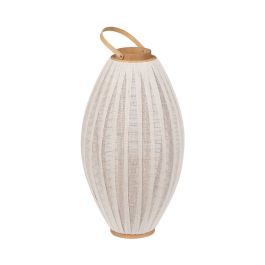 Farol Beige Natural Bambú Cristal 38 x 38 x 70 cm Precio: 100.05490003629998. SKU: B1AGM2MYKW