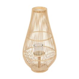 Farol Natural Bambú Cristal 35 x 35 x 66 cm Precio: 63.525000363000004. SKU: B1432ZAVFV