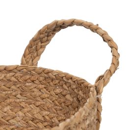 Cesta Decorativa Fibra natural 48 x 32 x 18 cm (2 Unidades)