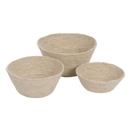 Cesta Multiusos Natural Junco 30 x 30 x 15 cm (3 Piezas) Precio: 18.49999976. SKU: B13VN2KPG2