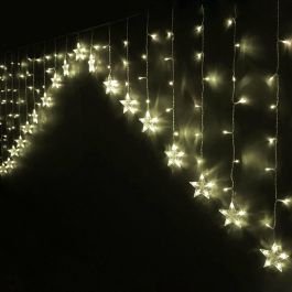 Cortina de Luces LED Luz cálida Estrellas