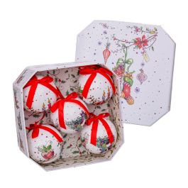 Bolas de Navidad Blanco Multicolor Papel Polyfoam Calcetines 7,5 x 7,5 x 7,5 cm (5 Unidades) Precio: 13.98999943. SKU: B1B4WG3TGW