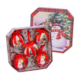 Bolas de Navidad Rojo Multicolor Papel Polyfoam Muñeco de Nieve 7,5 x 7,5 x 7,5 cm (5 Unidades) Precio: 13.98999943. SKU: B1JG76P927