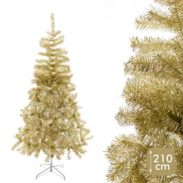 Árbol de Navidad Oro Dorado Metal Plástico 110 x 110 x 210 cm