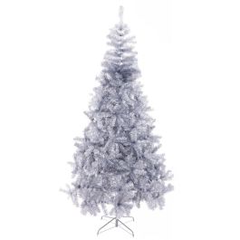 Árbol de Navidad Plateado Metal Plástico 120 X 120 X 240 CM