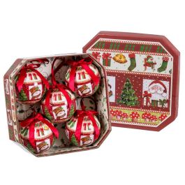 Bolas de Navidad Multicolor Papel Polyfoam Papá Noel 7,5 x 7,5 x 7,5 cm (5 Unidades) Precio: 13.98999943. SKU: B1BY3X75F9