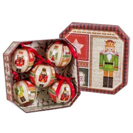 Bolas de Navidad Multicolor Papel Polyfoam Cascanueces 7,5 x 7,5 x 7,5 cm (5 Unidades) Precio: 13.98999943. SKU: B19K487R5D