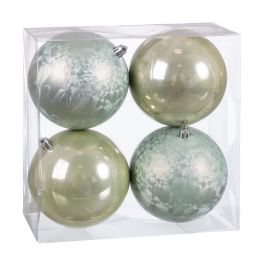 Bolas de Navidad Verde Plástico 10 x 10 x 10 cm (4 Unidades) Precio: 11.94999993. SKU: B1A6PSBF47