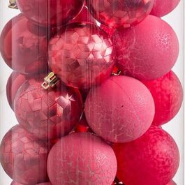 Bolas de Navidad Rojo 5 x 5 x 5 cm (40 unidades)