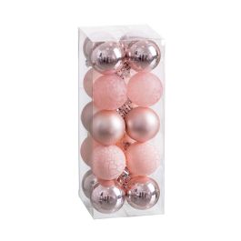 Bolas de Navidad Rosa 5 x 5 x 5 cm (20 Unidades) Precio: 8.49999953. SKU: B126ZR9NVB