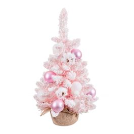 Árbol de Navidad Rosa PVC 25 x 25 x 60 cm Precio: 32.69000009. SKU: B1B9DH6YNM