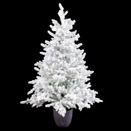 Árbol de Navidad Polietileno Piñas Nevado 60 x 60 x 120 cm